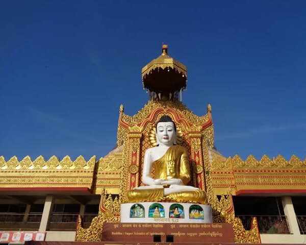 Dharamshala, Gold Buddha Statue