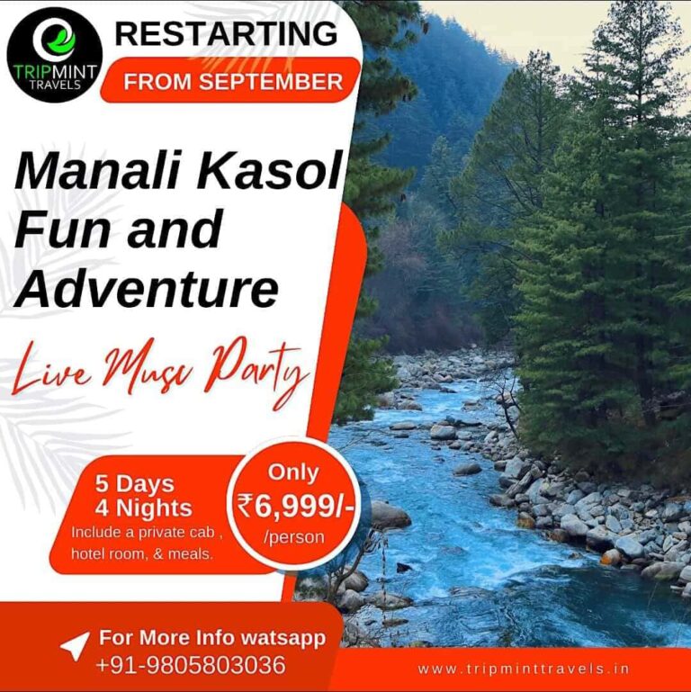 Manali kasol fun activities